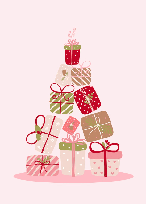 Pink Gifts Tree